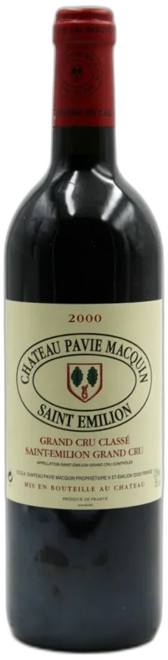 image du vin Château Pavie Macquin Aoc Saint-Emilion Grand Cru 2016 bt