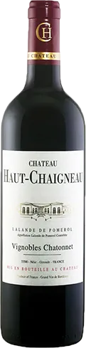 vue du vin Château Haut Chaigneau
