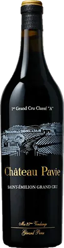 vue du vin Château Pavie