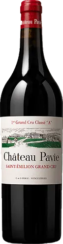 vue du vin Château Pavie