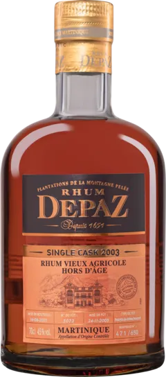 photo Depaz Rhum Vieux Agricole de Martinique 