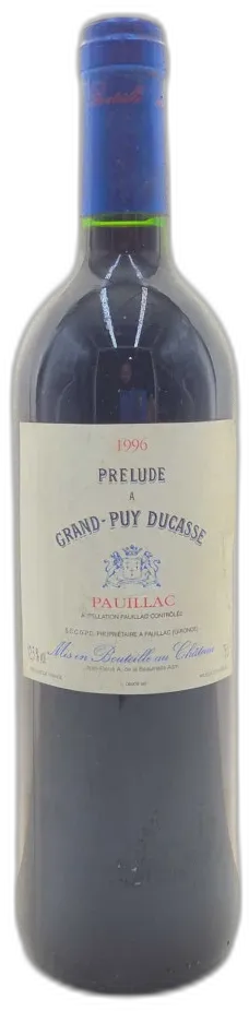 illustration du vin Prélude à Grand Puy Ducasse