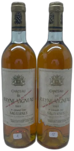 photo du vin Château Rayne Vigneau