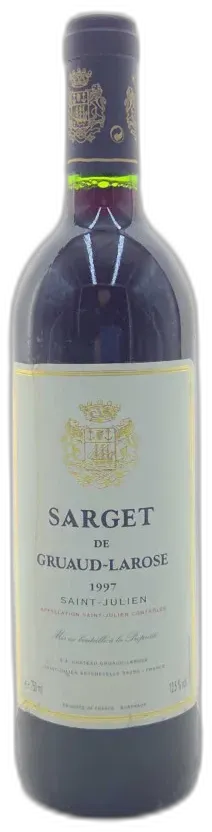 capture du vin Sarget du Château Gruaud Larose