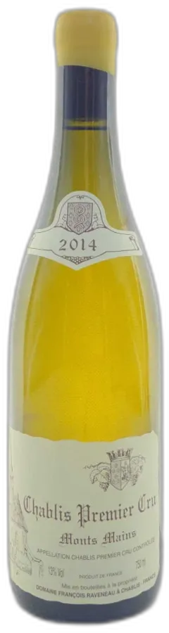 photos du vin Mont Mains Domaine François Raveneau 2014