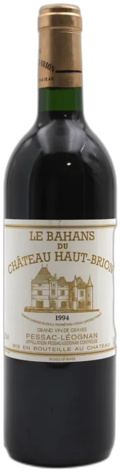 photo du vin Château Bahans Haut-Brion