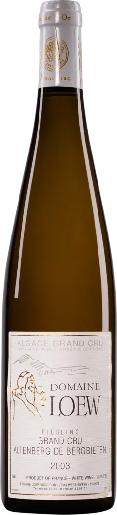 photo Domaine Etienne Loew Alsace Grand Cru Altenberg de Bergbieten 