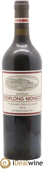 illustration du vin Château Troplong Mondot 1er Grand Cru Classé B