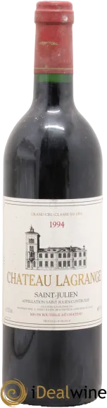 photo du vin Château Lagrange 3ème Grand Cru Classé