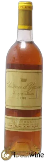 aperçu du vin Château D&Apos; Yquem 1er Cru Classé Supérieur