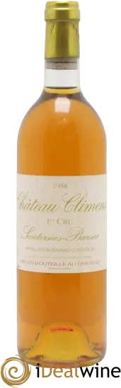 image du vin Château Climens 1er Grand Cru Classé