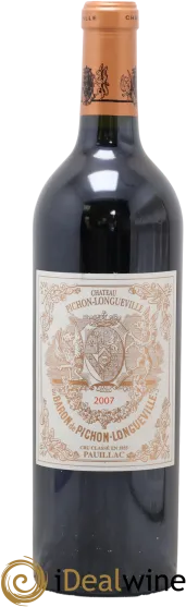 illustration du vin Pichon Longueville Baron 2ème Grand Cru Classé