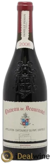 photo du vin Châteauneuf-du-Pape Château de Beaucastel Famille Perrin
