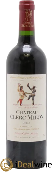 vue du vin Château Clerc Milon 5ème Grand Cru Classé