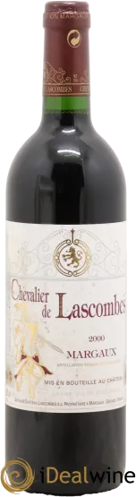 image du vin Chevalier de Lascombes Second Vin
