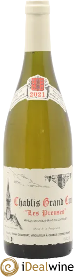 photos du vin Chablis Grand Cru les Preuses Vincent Dauvissat