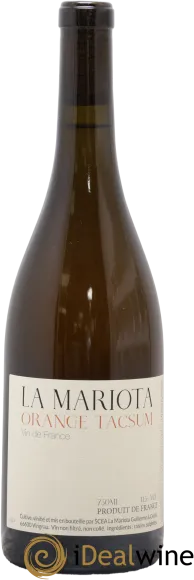 photo du vin Vin de France Orange Tacsum la Mariota