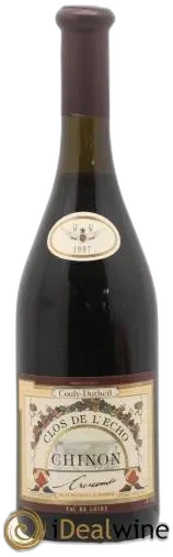 photo du vin Chinon Clos de L&Apos;Echo Crescendo Couly-Dutheil