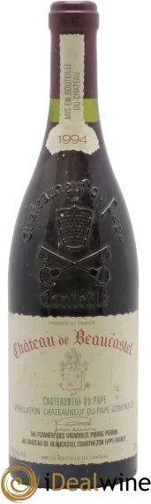 photo du vin Châteauneuf-du-Pape Château de Beaucastel Famille Perrin