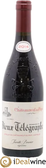 illustration du vin Châteauneuf-du-Pape Vieux Télégraphe Vignobles Brunier