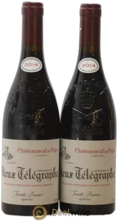 illustration du vin Châteauneuf-du-Pape Vieux Télégraphe Vignobles Brunier