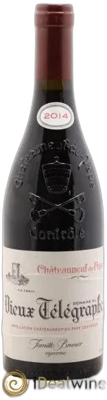 illustration du vin Châteauneuf-du-Pape Vieux Télégraphe Vignobles Brunier