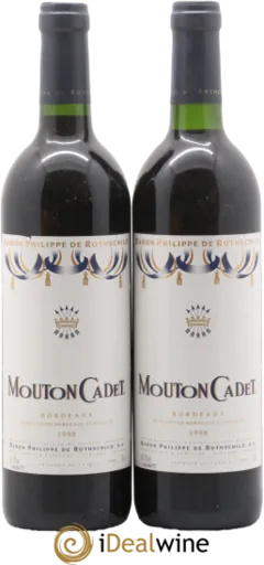 aperçu du vin Bordeaux Mouton Cadet Baron Philippe de Rothschild