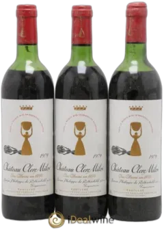 vue du vin Château Clerc Milon 5ème Grand Cru Classé