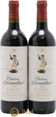 image du vin Château D&Apos; Armailhac Mouton Baron Philippe 5ème Grand Cru Classé