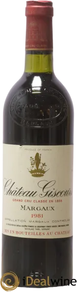 image du vin Château Giscours 3ème Grand Cru Classé