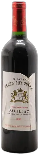 photo du vin Château Grand Puy Ducasse 5ème Grand Cru Classé