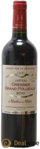 image du vin Château Gressier Grand Poujeaux Cru Bourgeois