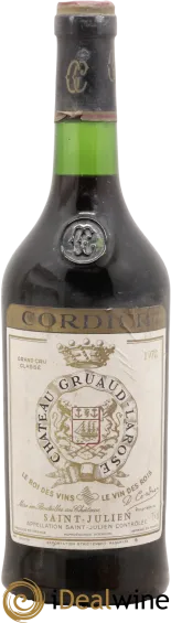 capture du vin Château Gruaud Larose 2ème Grand Cru Classé