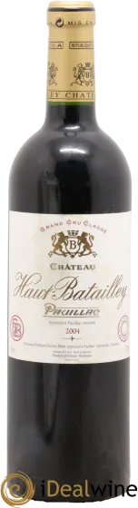 photo du vin Château Haut Batailley 5ème Grand Cru Classé