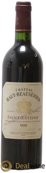 photo du vin Château Haut Beauséjour Cru Bourgeois
