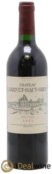 vue du vin Château Larrivet Haut-Brion