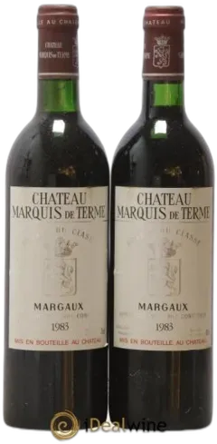 photo du vin Château Marquis de Terme 4ème Grand Cru Classé