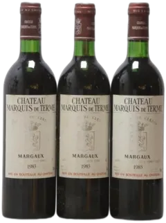 photo du vin Château Marquis de Terme 4ème Grand Cru Classé