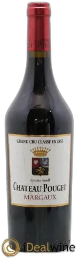 vue du vin Château Pouget 4ème Grand Cru Classé