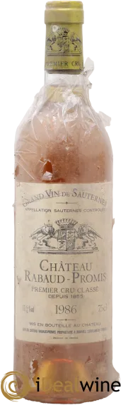photo du vin Château Rabaud Promis 1er Grand Cru Classé
