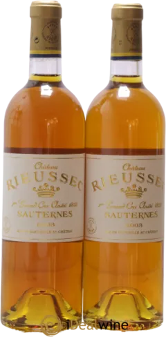 vue du vin Château Rieussec