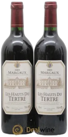 photo du vin Les Hauts du Tertre
