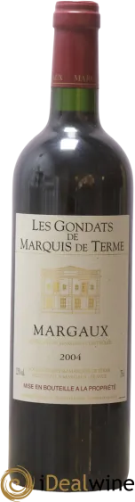 photo du vin Margaux les Gondats Marquis de Terme