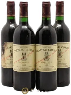 photo du vin Margaux Château Cordet