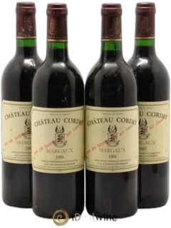 photo du vin Margaux Château Cordet