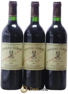 photo du vin Margaux Château Cordet