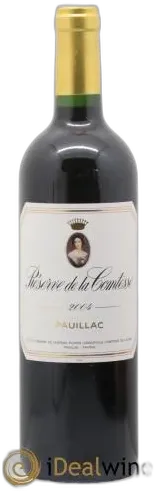 photo du vin Réserve de la Comtesse Second Vin