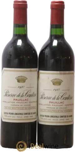 photo du vin Réserve de la Comtesse Second Vin