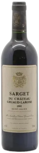 image du vin Sarget de Gruaud Larose Second Vin