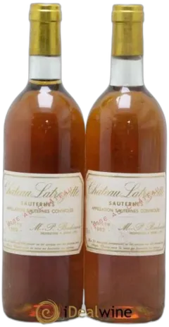 photo du vin Sauternes Château Latrezotte